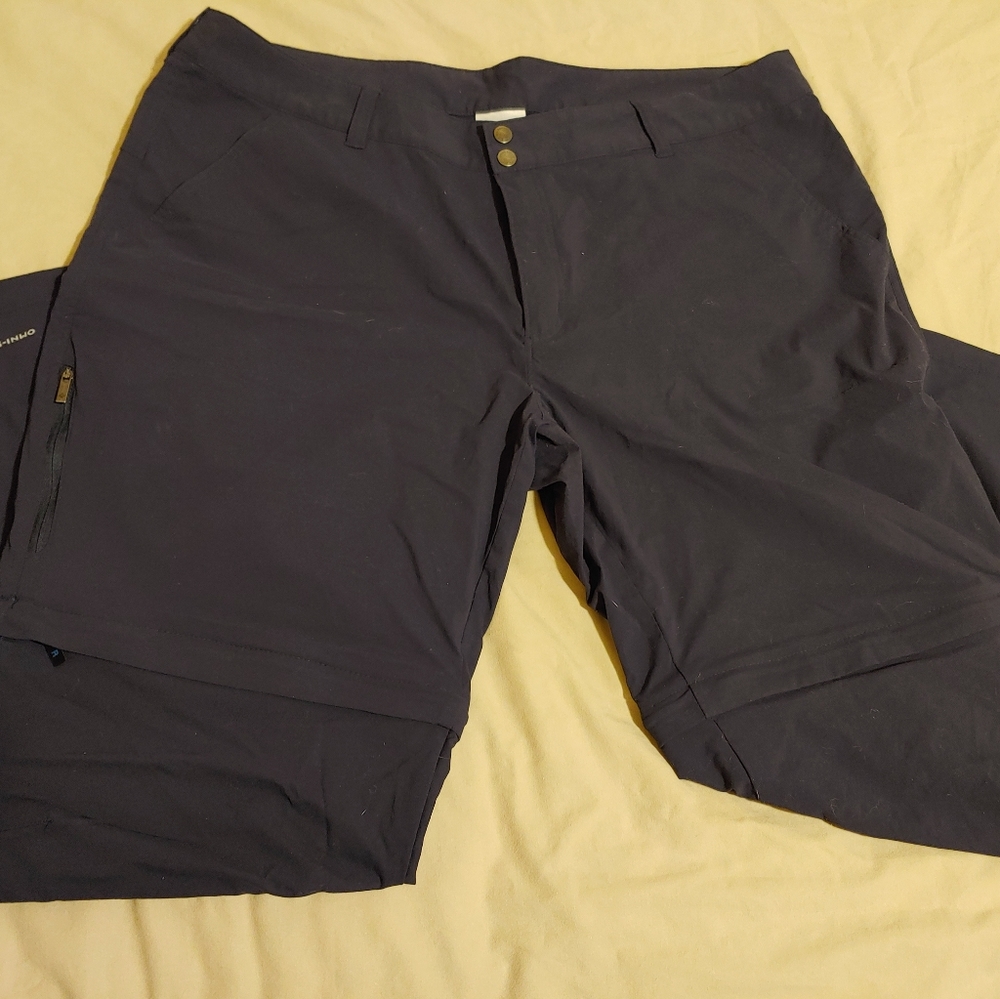 Columbia plus size pants with zip off legs